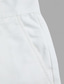 voordelige Shorts voor heren-Voor heren Korte broek Linnen korte broek Zomer korte broeken Strandshorts Voorvak Effen Kleur Comfort Ademend Korte Buiten Vakantie Modieus Hawaii Zwart Wit Inelastisch