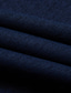 abordables polo classique-Homme Entreprise Casual Revers Manche Courte Moderne Grande occasion Couleur unie Bouton Eté bleu marine Bleu Vert