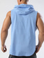 abordables Débardeurs de gym-Homme Débardeur Top Maillot de Corps T-shirt sans manches Plein Capuche Plein Air Vacances Sans Manches Vêtement Tenue Mode Design basique