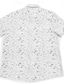 olcso üzleti alkalmi ingek-alkalmi férfi ing nyomott ingek egyszínű kényelmes üzleti alkalmi sport és szabadtéri alkalmi napi nyári turndown rövid ujjú fehér