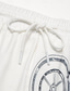 cheap Beach Shorts-Men&#039;s Shorts Pocket Drawstring Print Ocean Breathable Quick Dry Short Outdoor Casual Daily Vacation Holiday White Micro-elastic
