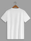 abordables T-shirts graphiques pour hommes-T-shirt graphique pour hommes blanc beige t-shirt haut 100% coton chemise mode chemise classique à manches courtes t-shirt confortable vacances de rue vêtements de créateur de mode d&#039;été