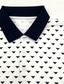 cheap Polo Shirts-Men&#039;s Golf Polo Shirt Knit Polo Plaid Casual Print Formal Party Outdoor Cotton Blend Short Sleeve Turndown Polo Shirts Black Summer Micro-elastic Lapel Polo