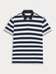 levne Polo tričko-pánské pletené polo golfové polo ležérní sportovní polokošile s krátkým rukávem módní základní proužek hladký knoflík léto regular fit černá modrá