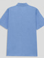 voordelige heren linnen overhemden-linnen overhemd voor heren grafisch hawaiiaans mode casual overhemd overhemd met knopen dagelijks hawaiiaans vakantie lente en herfst revers korte mouw blauw, groen, grijs 55% vlas 45% katoenen overhemd