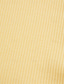 baratos polo clássico-Homens Camiseta Polo Camisa Polo Waffle Casual Feriado Lapela gola pólo com nervuras Manga Curta Moda Básico Tecido Botão Macia Verão Primavera Normal Cinzento Prateado Amarelo Claro Branco Leite