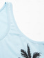 voordelige topjes-heren grafische tanktop conch mode outdoor casual 3D-print vest top onderhemd straat casual dagelijks t-shirt wit blauw mouwloos shirt met ronde hals lente zomer kleding