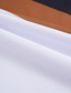 preiswerte klassisches Polo-Herren Poloshirt Polos mit Knöpfen Casual Sport Kargen Kurzarm Modisch Basic Farbblock Patchwork Sommer Regular Fit Schwarz Weiß Rote Dunkelgrün Poloshirt