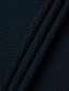 billiga klassisk polo-Herr POLO Shirt Golftröja Ledigt Helgdag Klassisk Kortärmad Mode Grundläggande Slät Knapp Sommar Normal Marin Svart Vit Gul Ljusgrå Mörkblå POLO Shirt