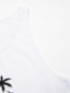 billige tank topper-menns 3d print tank top grafisk mote utendørs fritidsvest topp underskjorte street casual daglig t-skjorte hvit ermeløs skjorte med rund hals vår- og sommerklær klær