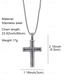abordables Bijoux pour hommes-Homme Collier Pendentif Couleur acier et chaîne bleu fleur couleur acier Acier inoxydable Croix