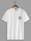 halpa Miesten T-paidat graafisella kuviolla-miesten graafinen t-paita aurinko muoti ulkoilu rento t-paita henley paita t-paita katu rento päivittäinen t-paita valkoinen lyhythihainen henley paita kevät &amp; kesä vaatteet vaatteet