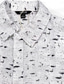 זול חולצות קז&#039;ואל לעסקים-חולצה רגילה לגברים חולצות מודפסות בצבע אחיד נוחות לעסקים מזדמנים ספורט וחוץ מזדמנים יומי קיץ סבבה שרוולים קצרים לבן