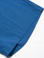 baratos Calções para Homem-Homens Calção Shorts de linho Shorts de verão Shorts de praia Bolsos Com Cordão Tecido Respirável Macio Comprimento do joelho Diário Feriado Praia à moda Casual Branco Azul Sem Elasticidade