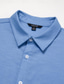 abordables chemises en lin pour hommes-chemise en lin pour hommes graphique mode hawaïenne chemise décontractée chemise boutonnée tous les jours vacances hawaïennes printemps et automne revers manches courtes bleu, vert, gris 55% lin 45% chemise en coton