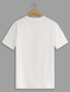 voordelige Casual T-shirts voor heren-Voor heren T-shirt Henley-shirt Effen Henley Straat Vakantie Korte mouw Kleding 100% katoen Modieus Ontwerper Klassiek