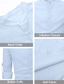 baratos camisas de linho masculinas-Homens Camisa Social camisa de linho Camisa Popover camisa de verão camisa de praia Preto Branco Azul Manga Longa Tecido Faixa Primavera Verão Casual Diário Roupa