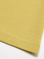 levne Polo tričko-Pánské Pólo Pletené polo Venkovní Obchod Přehnutý Krátký rukáv Moderní Formální Pevná barva Zip Léto Běžný Žlutá Pólo