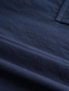 cheap Men&#039;s Shorts-Men&#039;s Cargo Shorts Shorts Linen Shorts Summer Shorts Button Multi Pocket Plain Comfort Breathable Short Casual Daily Holiday Fashion Classic Style White Navy Blue