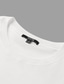 preiswerte Männer Grafik Tshirt-Herren-T-Shirt aus 100 % Baumwolle, Linien/Wellen-T-Shirt, grafisches T-Shirt, modisches, klassisches Hemd, kurzärmlig, bequemes schwarzes weißes T-Shirt, Straße, Urlaub, Sommer, Modedesigner-Kleidung