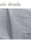 お買い得  メンズリネンシャツ-男性用 コットンリネンシャツ ブルー 半袖 ワード／文章 折襟 夏 カジュアル アスレイジャー 衣類 ボタン