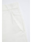 Χαμηλού Κόστους Chinos-Ανδρικά Λευκά παντελόνια Παντελόνια Καλοκαίρι παντελόνι Παντελόνι παραλίας Μπροστινή τσέπη Ισιο πόδι Σκέτο Άνεση Αναπνέει Επίσημο Επιχείρηση Αργίες Μείγμα Λινό / Βαμβάκι Μοντέρνα Βασικό Λευκό Θαλασσί
