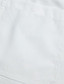 Χαμηλού Κόστους Ανδρικά σορτς-Ανδρικά Σορτσάκια Σορτς από λινό Καλοκαιρινό σορτς Σορτς παραλίας Μπροστινή τσέπη Συμπαγές Χρώμα Άνεση Αναπνέει σύντομο ΕΞΩΤΕΡΙΚΟΥ ΧΩΡΟΥ Διακοπές Μοντέρνα Χαβανέζα Μαύρο Λευκό Ανελαστικό