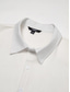 baratos camisas de linho masculinas-Homens Camisa Social camisa de linho camisa de botão camisa de praia Branco Azul Marinha Azul Manga Longa Tecido Lapela Primavera &amp; Outono Casual Diário Roupa