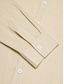 abordables camisas de lino para hombre-Hombre Camisa camisa de lino Abotonar la camisa Camisa de playa Beige Manga Larga Plano Diseño Primavera &amp; Otoño Casual Diario Ropa