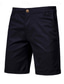 cheap Men&#039;s Shorts-Men&#039;s Shorts Chino Shorts Bermuda shorts Work Shorts Pleated Pocket Plain Comfort Soft Knee Length Outdoor Casual Daily Fashion Streetwear Black White Micro-elastic