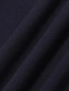 preiswerte klassisches Polo-Herren Polo Golfhemd Geschäft Casual Klassisch Kurzarm Modisch Feste Farbe Taste Tasche Sommer Frühling Regular Fit Marinenblau Polo