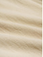 abordables camisas de lino para hombre-Hombre Camisa camisa de lino Abotonar la camisa Camisa de playa Beige Manga Larga Plano Diseño Primavera &amp; Otoño Casual Diario Ropa