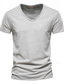 preiswerte Lässige T-Shirts für Herren-Herren V-Ausschnitt T-Shirt T-Shirt - einfarbig kurze Hemden für Männer Kurzarm Slim Fitness Workout sportlich Business Casual Basic große T-Shirts schwarz grau Armeegrün