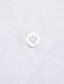 cheap Men&#039;s Casual Shirts-Men&#039;s Shirt Cotton Linen Shirt White Blue Long Sleeve Solid Color Turndown Summer Spring &amp;  Fall Sports &amp; Outdoor Causal Clothing Apparel Button