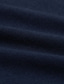 economico polo classica-Per uomo Polo Polo in maglia Informale Sport Collo ripiegabile Manica corta Di tendenza Comodo Tinta unica Trapuntata Estate Standard Blu scuro Polo