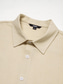 Χαμηλού Κόστους ανδρικά λινά πουκάμισα-Ανδρικά Πουκάμισο λινό πουκάμισο Πουκάμισο με κουμπιά Πουκάμισο παραλίας Μπεζ Μακρυμάνικο Σκέτο Πέτο Άνοιξη &amp; Χειμώνας Causal Καθημερινά Ρούχα