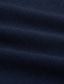 Недорогие классическое поло-Муж. Поло Вязать Поло Повседневные Спорт Отложной С короткими рукавами Мода Удобный Сплошной цвет Квилт Лето Стандартный Темно-синий Поло