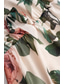 cheap Print Dresses-Women&#039;s Midi Dress Floral V-Neck A-Line Flutter Sleeve Rose Pattern Lightweight Summer Garden Party Wedding Guest Brunch Flowy Feminine White Pink Green