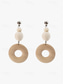 cheap Women&#039;s Earring-Women&#039;s Bohemian Wooden Hoop Earrings – Handmade Natural Dangle Earrings for Casual and Beach Outfits