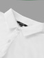 cheap Classic Polo-Men&#039;s 100% Cotton Casual Golf Polo Leaf Embroidery Shirt Daily Sports Vacation 100% Cotton Short Sleeve Turndown Polo Shirts Black White Spring &amp; Summer Micro-elastic Lapel Polo