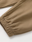 abordables pantalons décontractés-Homme Pantalon Cargo Pantalon cargo Pantalon Jogging Pantalon Jogger Pantalon Cordon Taille elastique Manchette Elastique Plein Sport extérieur Course Vêtement de rue Entraînement Vert militaire Noir