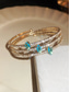 cheap Accessories For Women-Women&#039;s Gold-Plated Copper Bracelet with Blue Zircon - Elegant Jewelry for Formal and Casual Occasions