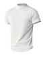 abordables T-shirts décontractés pour hommes-Homme T shirt Tee T-shirt en tricot côtelé T-shirt Faux col roulé Plein Bande de fosse Col Roulé Plein Air Vacances Manches courtes Coupe Cintrée Vêtement Tenue Mode Design basique