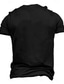 cheap 3D T shirts-Men&#039;s Funny T shirt Short Sleeve T shirt 3D Print Crew Neck Shirt Vintage Cool Party Holiday Black Red Royal Blue Summer Spring Clothing Apparel S M L XL XXL XXXL