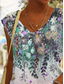 cheap Graphic shop Tank tops &amp; Camis-Women&#039;s Camisole Tank Top Stylish Casual Ombre Floral Print Sleeveless Regular Tops V Neck Daily Dusty Blue Summer