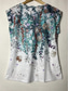 cheap Graphic shop Tank tops &amp; Camis-Women&#039;s Camisole Tank Top Stylish Casual Ombre Floral Print Sleeveless Regular Tops V Neck Daily Dusty Blue Summer