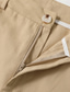 levne Kalhoty chinos-Pánské Kalhoty Kalhoty chinos Kalhoty pro volný čas Slátanina Přední kapsa Pevná barva Pohodlné Plná délka Obchod Denní Dovolená Módní Elegantní &amp; moderní Bílá Khaki Elastické