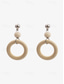 cheap Women&#039;s Earring-Women&#039;s Bohemian Wooden Hoop Earrings – Handmade Natural Dangle Earrings for Casual and Beach Outfits