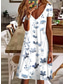 cheap Art&amp;Design Dress-Women&#039;s Mini Dress Petite Dress T Shirt Dress Tee Dress Sundress Summer Dress Active Fashion Streetwear Outdoor Vacation Birthday Regular Fit Floral Paisley Color Block Short Sleeve V Neck