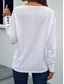 cheap Women&#039;s T-shirts-Women&#039;s Shirt Daily Elegant Fashion Casual Long Sleeve White Spring Fall